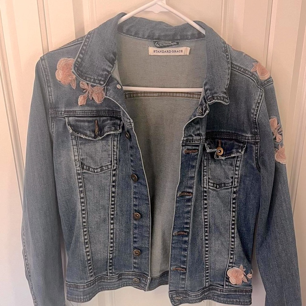 Embroidered Jeans Jacket